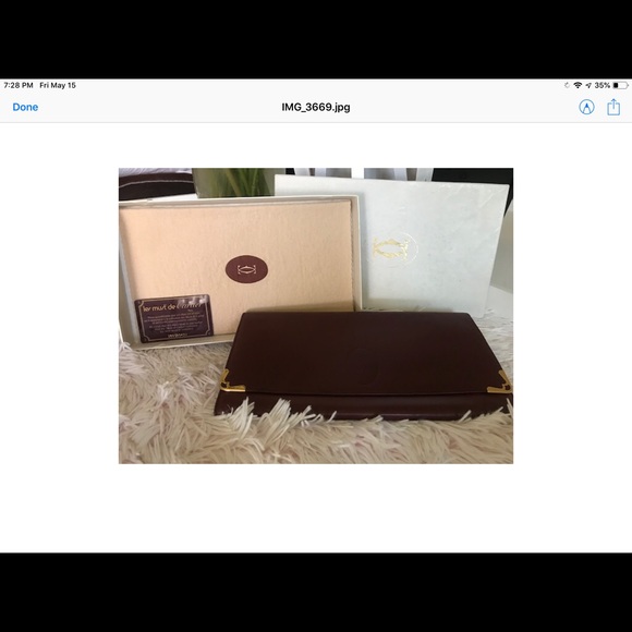 Authentic  Cartier clutch bag - Picture 5 of 8